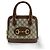 Gucci Horsebit 1955 Top Handle GG Coated Canvas with Leather Medium Marrone