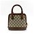 Gucci Horsebit 1955 Top Handle GG Coated Canvas with Leather Medium Marrone - vista 2