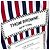 Porte-documents zippé Thom Browne en cuir avec appliqué Bleu Marine - vue 7