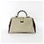 Bottega Veneta Piazza Top Handle Leather with Intrecciato Detail Medium Castaño - vista 2