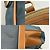 Borsa Boston Loewe Anagram in Beige e Blu - vista 14