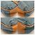 Borsa Boston Loewe Anagram in Beige e Blu - vista 15