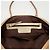 Borsa Boston Loewe Anagram in Beige e Blu - vista 18