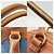 Borsa Boston Loewe Anagram in Beige e Blu - vista 9