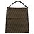 Fendi Zucca Schultertasche Braun Schwarz