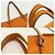 Fendi Zucchino Mini Tote Bag Orange - Ansicht 6