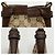 Borsa a tracolla Gucci GG Canvas Beige Marrone scuro - vista 10