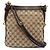 Borsa a tracolla Gucci GG Canvas Beige Marrone scuro - vista 2