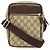 Borsa a tracolla Gucci GG Supreme Beige Marrone scuro - vista 2