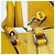 Saco Tote Prada em couro amarelo - vista 10