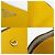 Saco Tote Prada em couro amarelo - vista 12