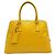Saco Tote Prada em couro amarelo - vista 2