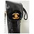 Paraguas Chanel de nailon con funda de cuero charol Negro - vista 4