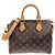 Borsa Boston Louis Vuitton Monogram Speedy Bandoulière 25cm Marrone