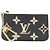Louis Vuitton Bicolor Monogram Empreinte Pochette Cle M80885 Coin & Key Case Black Multiple colors Beige