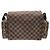 Borsa a tracolla Louis Vuitton Damier Reporter Melville Marrone - vista 2