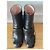 Botines Gucci GG Marmont de piel negra con flecos Negro - vista 5