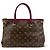 Louis Vuitton Pallas Tote Monogram Canvas with Leather MM Marrone