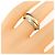 Anello Cartier Trinity Oro Bianco Oro Giallo e Ceramica D'oro - vista 5