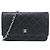 Catena per portafoglio Chanel Timeless Classic Line AP0250 Nero