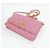 Catena per portafoglio Chanel AP3479 in pelle di vitello martellata rosa - vista 3
