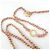 Catena per portafoglio Chanel AP3479 in pelle di vitello martellata rosa - vista 5