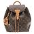 Mochila Louis Vuitton Monogram Montsouris PM Castaño
