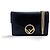 Clutch a busta in pelle F Is Fendi con catena Small Nero