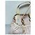 Céline Celine Arc de Triomphe Monogramm Handtasche - Rosa Canvas Pink Beige - Ansicht 11