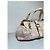 Céline Celine Arc de Triomphe Monogramm Handtasche - Rosa Canvas Pink Beige - Ansicht 4