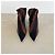 Jimmy Choo x Mugler Stivaletti Spiral in mesh trasparente Marrone Nero - vista 3