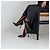 Jimmy Choo x Mugler Stivaletti Spiral in mesh trasparente Marrone Nero - vista 8