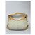 Céline Triomphe Handtasche aus Canvas und Leder weiß/gelb - Ansicht 2