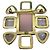 Spilla CHANEL Vintage Primavera 1996 in vetro Gripoix e resina – Hardware dorato - vista 2