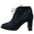 CHANEL Black Leather Chain Ankle Boots – EU 41 Pre-owned