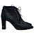 CHANEL Black Leather Chain Ankle Boots – EU 41 Pre-owned - view 2