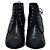 CHANEL Black Leather Chain Ankle Boots – EU 41 Pre-owned - view 3
