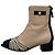 Stivaletti Chanel CC con punta e perle Sz.38.5 usati