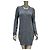 Chanel 100% Kaschmir Grauer Langer Cardigan mit CC-Verschluss Gr. 38 Gebraucht