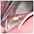 Chanel Coco Top Handle Quilted Caviar with Lizard Medium Azul marino - vista 7