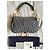 Christian Dior Borsa Double Saddle Navy Trotter Oblique Blu scuro Gold hardware Monogramma - vista 7