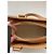 Bowling Borsa Polochon Chanel Choco Bar in pelle matelassé Cammello - vista 14