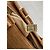 Bowling Borsa Polochon Chanel Choco Bar in pelle matelassé Cammello - vista 15
