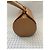 Bowling Borsa Polochon Chanel Choco Bar in pelle matelassé Cammello - vista 5