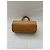 Bowling Borsa Polochon Chanel Choco Bar in pelle matelassé Cammello - vista 8