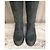 Bottes hautes en cuir Paraboot Gris anthracite - vue 3