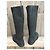 Bottes hautes en cuir Paraboot Gris anthracite - vue 4
