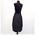 Gonna Gianni Versace anni 80 a pieghe sovrapposte - Nera Nero - vista 2