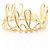 Set de 2 brazaletes Chloé Iconic chapados en oro Dorado - vista 2