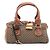 Bolso Chloé Paddington Castaño Negro Beige